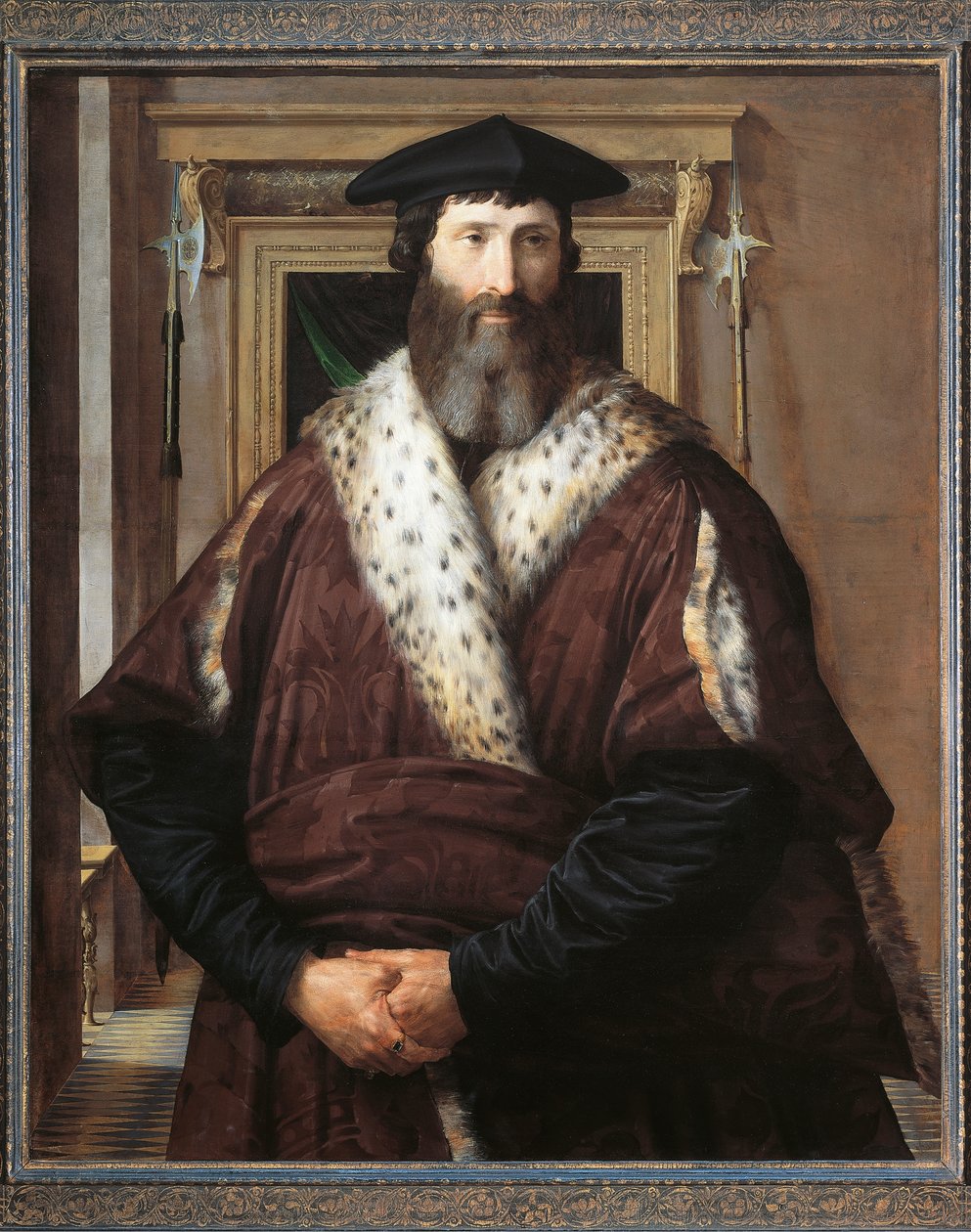 Portret van Malatesta Baglioni door Parmigianino