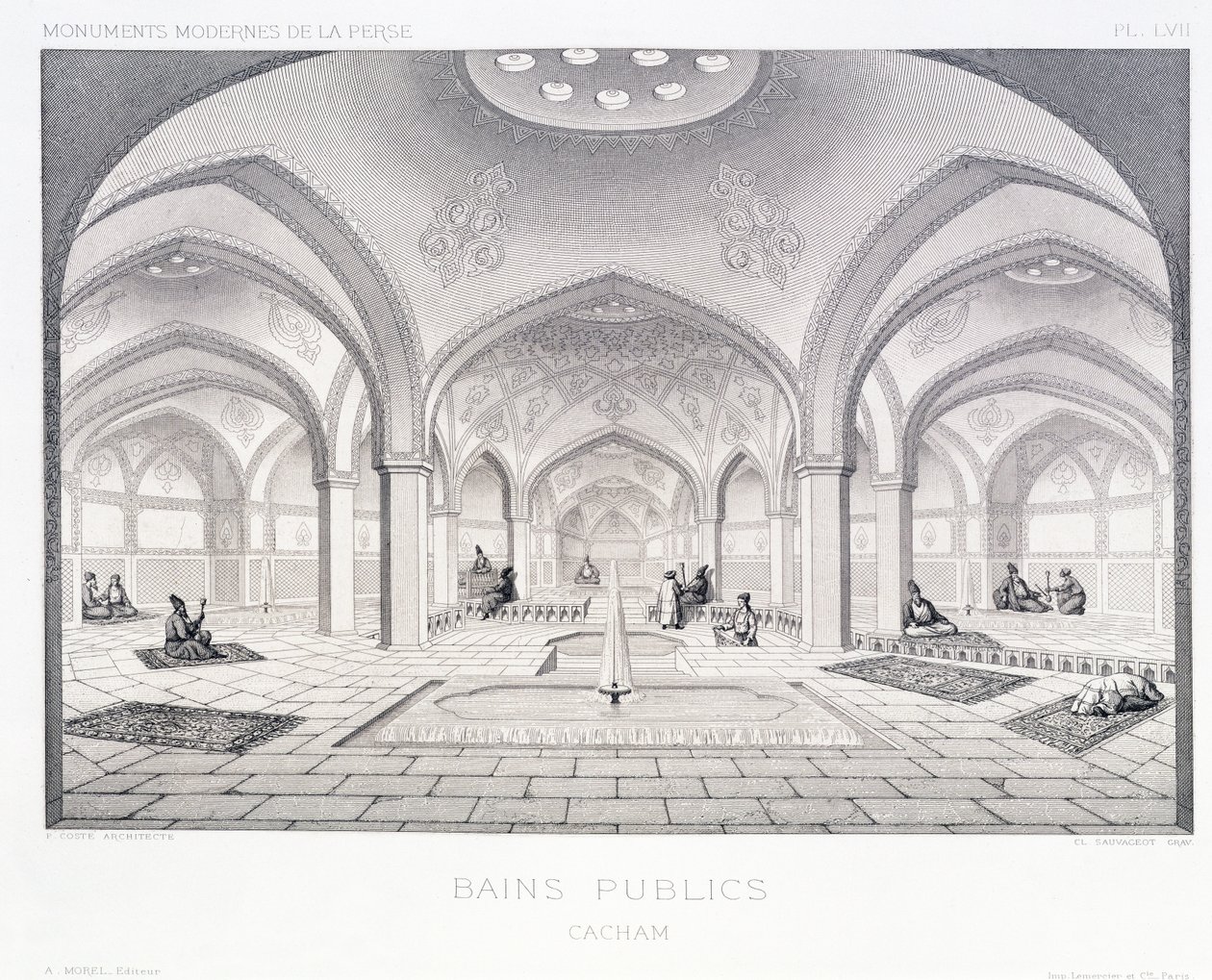 Openbare baden in Kashan, uit 