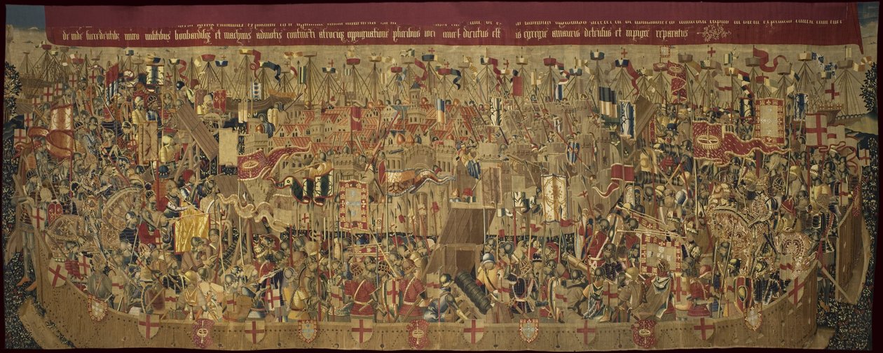 De Pastrana Wandtapijten, vervaardigd in Tournai, waarschijnlijk uit de werkplaats van Passchier Grenier, ca.1471 - 1475 (wandtapijt) door Pasquier (workshop of) Grenier