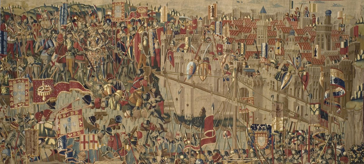 De Pastrana Wandtapijten, vervaardigd in Tournai, waarschijnlijk uit de werkplaats van Passchier Grenier, ca.1471 - 1475 (wandtapijt) door Pasquier (workshop of) Grenier