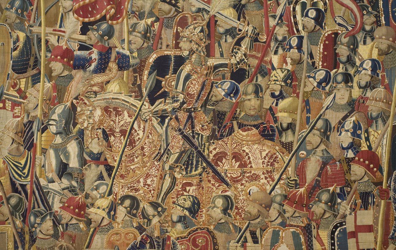 De Pastrana Wandtapijten, vervaardigd in Tournai, waarschijnlijk uit de werkplaats van Passchier Grenier, ca.1471 - 1475 (wandtapijt) door Pasquier (workshop of) Grenier