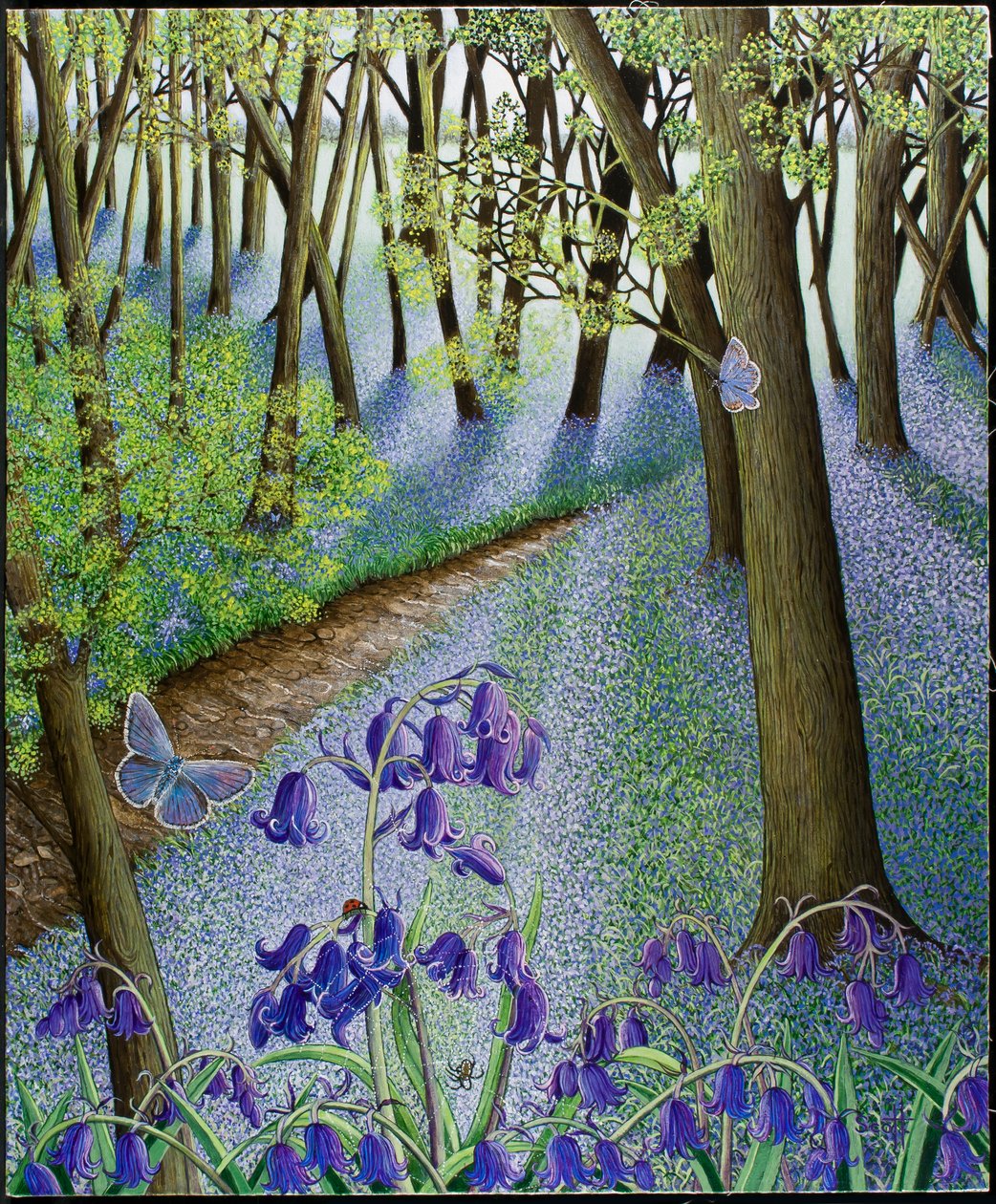 Een frisse start, 2011 (acryl op callico) door Pat Scott
