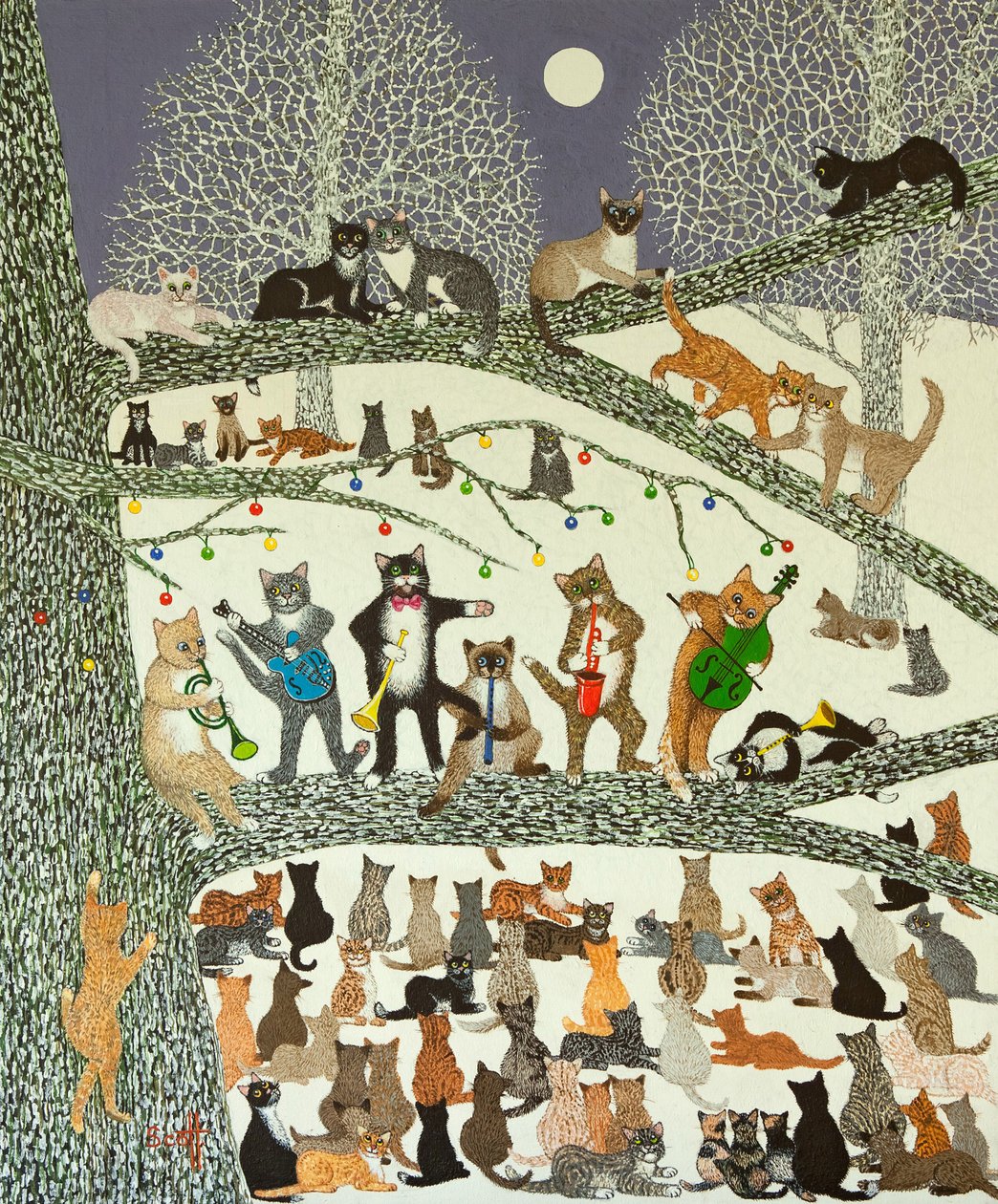 Een doorslaand succes, 2012 (acryl op calico) door Pat Scott