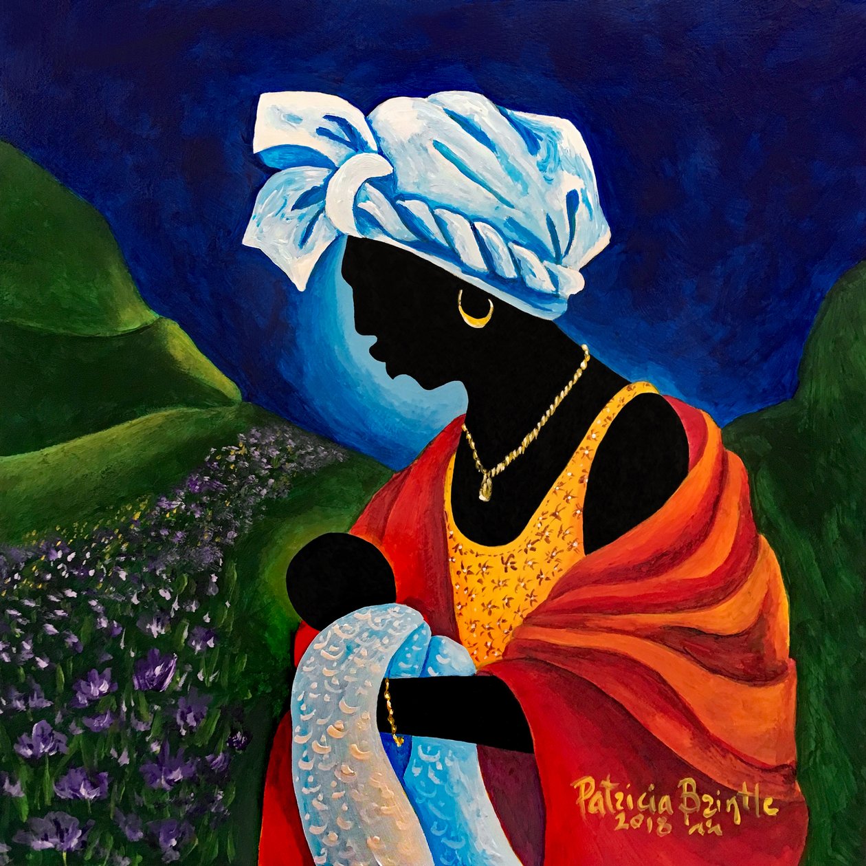 Madonna en kind - Lelieveld, 2018 door Patricia Brintle