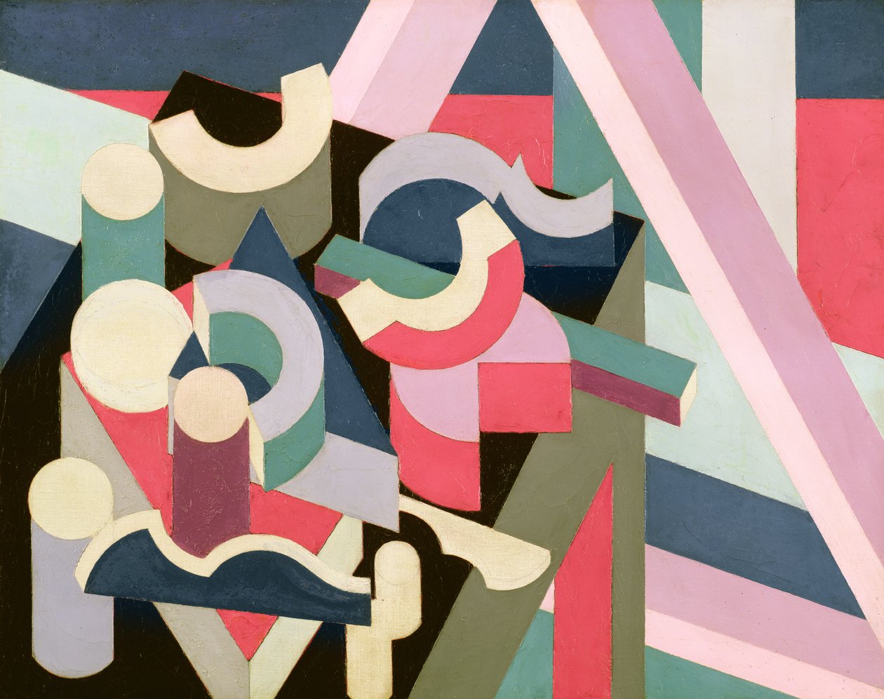 Kubuscompositie #1 door Patrick Henry Bruce