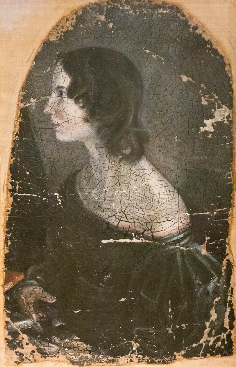 Emily Brontë, ca.1883 (olieverf op doek) door Patrick Branwell Bronte