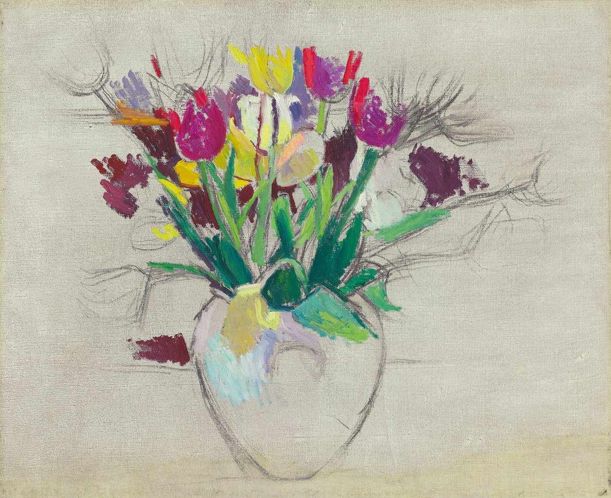 Stilleven met Bloemen door Patrick Henry Bruce