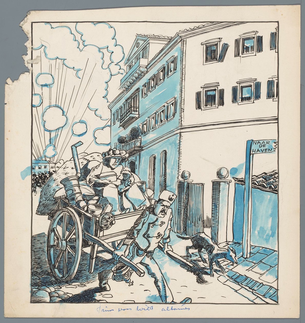 Wilhelm zu Wied Prins von Wied Albanie door Patricq Kroon