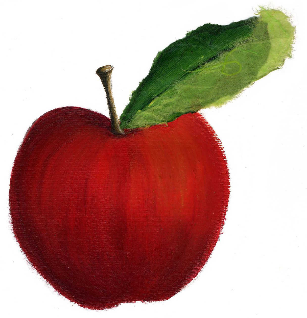 Fruit, 2021 (Acryl op papier) door Patrizia La Porta