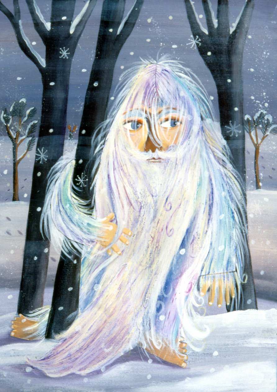 Yeti - Illustratie door Patrizia La Porta, 2000 door Patrizia La Porta