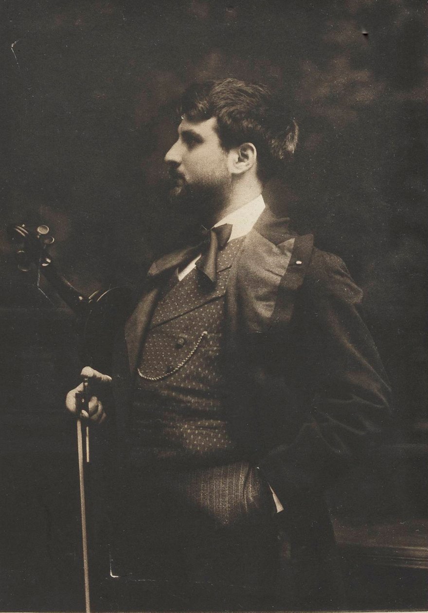 Portret van de violist en componist Joan Manén y Planas 1883-1971, c. 1910 door Pau Audouard