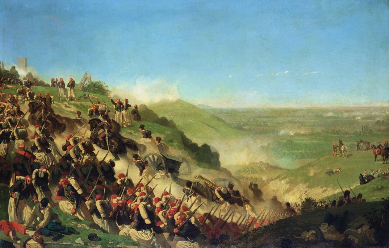 De Slag bij Solferino, 24 juni 1859 door Paul Alexandre Protais