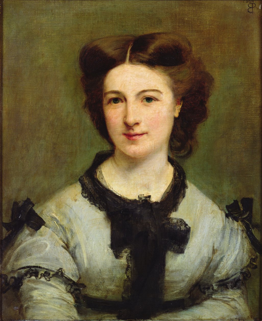 Madame Charles Garnier (1836-1919) 1864 door Paul Baudry