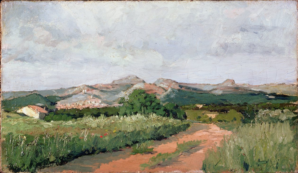Provençaals landschap, 1869 door Paul Camille Guigou