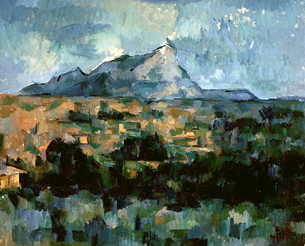 Montagne Sainte-Victoire, 1904-06 door Paul Cézanne