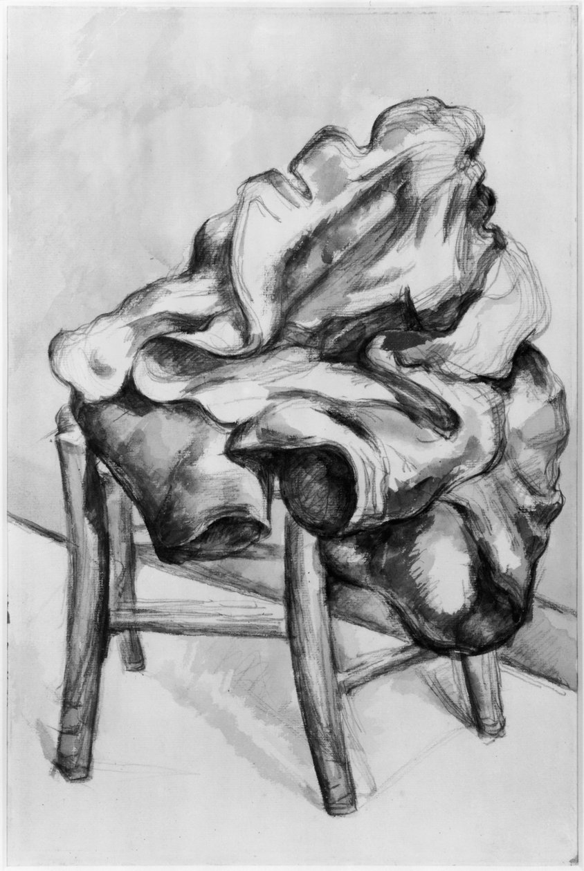 Stof op een stoel, 1980-1900 door Paul Cézanne