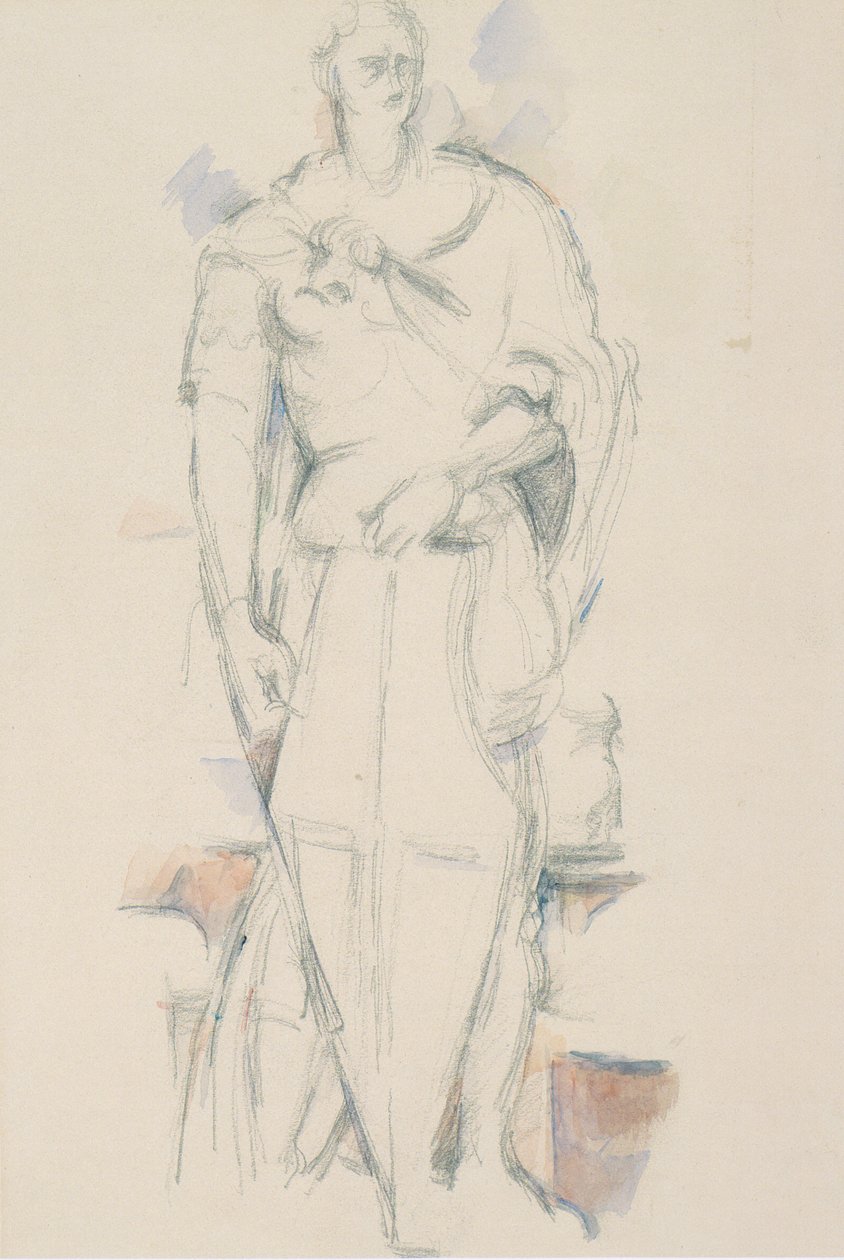 Heilige Joris naar Donatello door Paul Cézanne