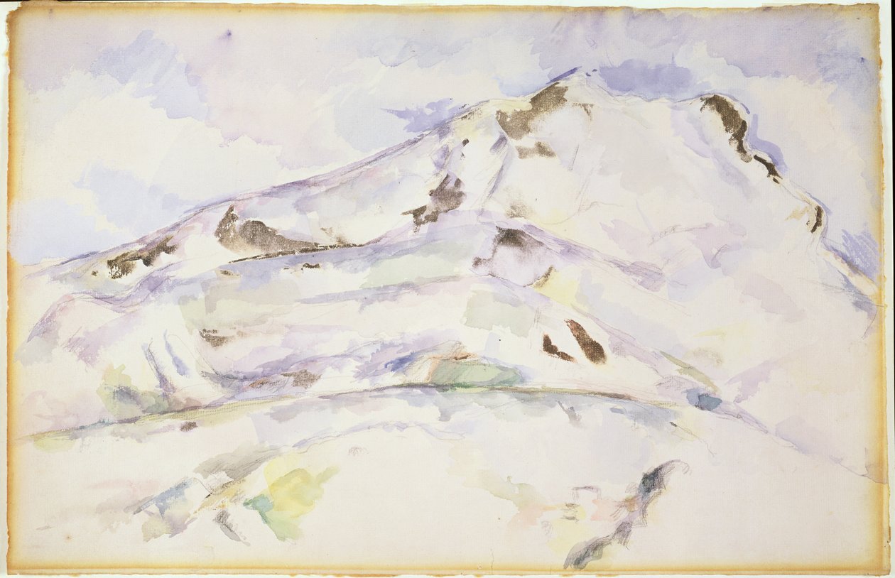 Piek van Ste. Victoire door Paul Cézanne