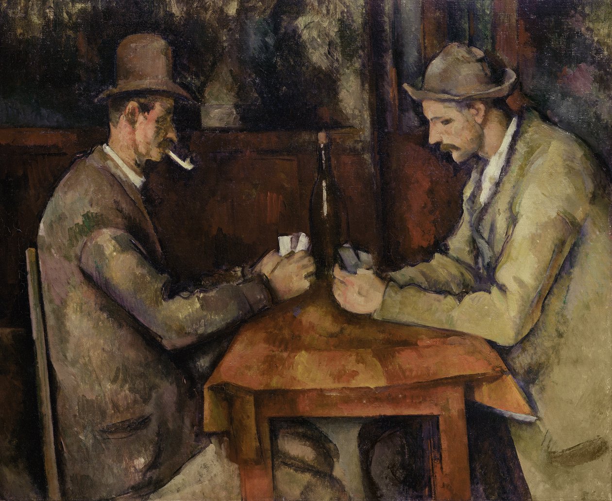 De Kaartspelers door Paul Cézanne