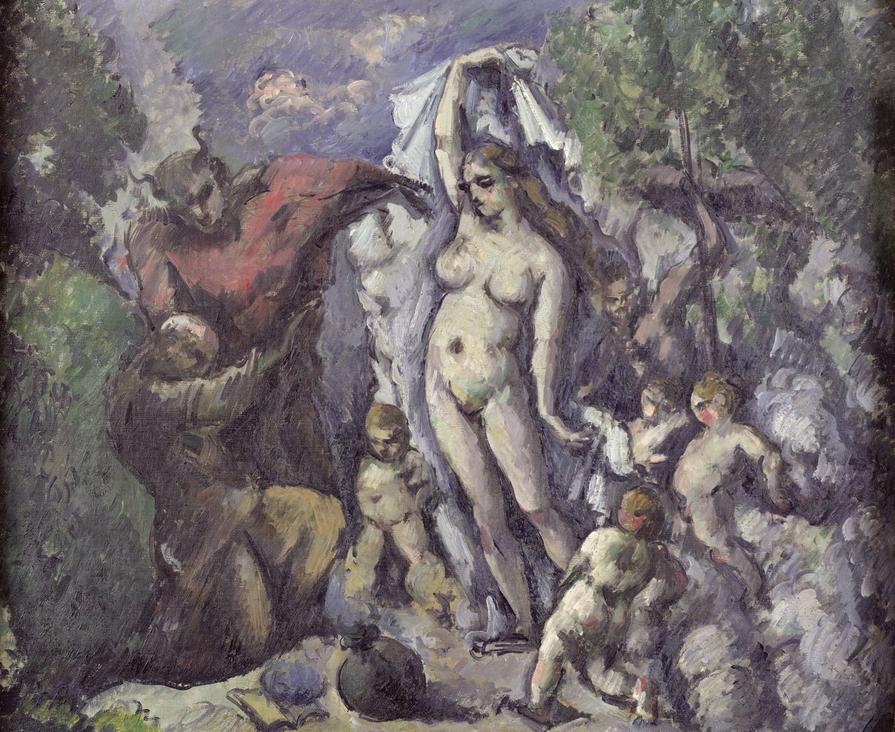 De verzoeking van St. Antonius, ca. 1875 door Paul Cézanne