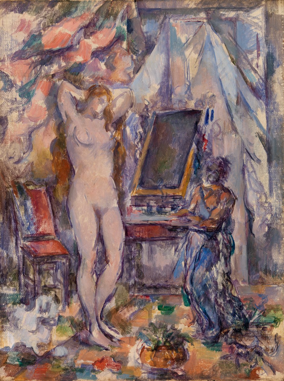 De Toilette door Paul Cézanne