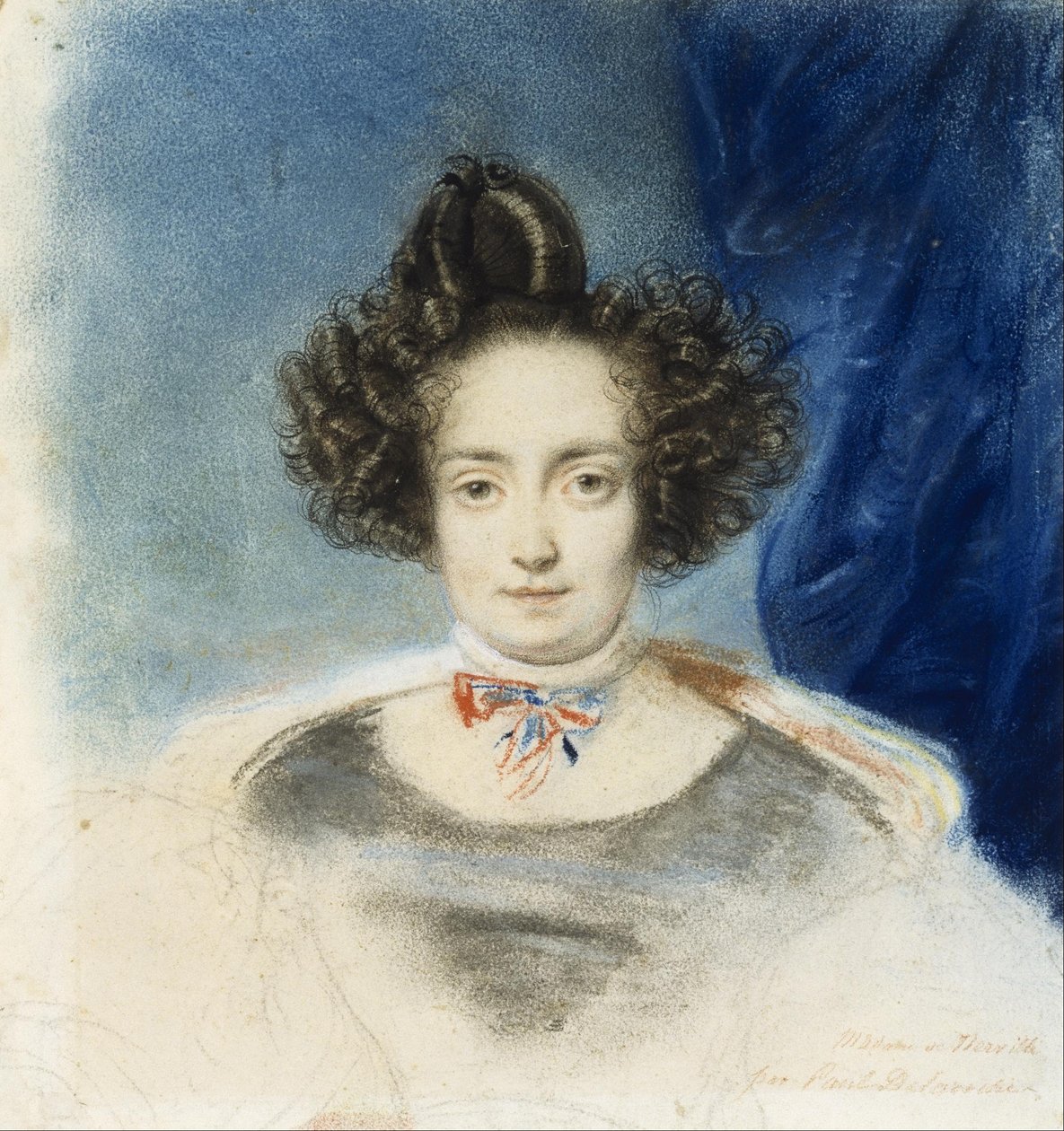 Portret van Mme. de Therville door Paul Delaroche