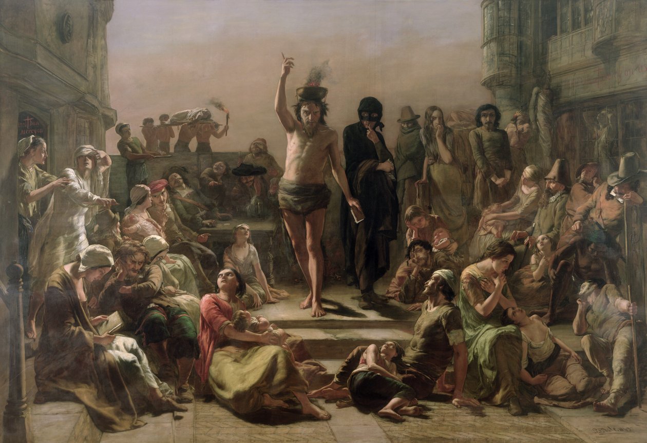 Solomon Eagle, 1843 door Paul Falconer Poole