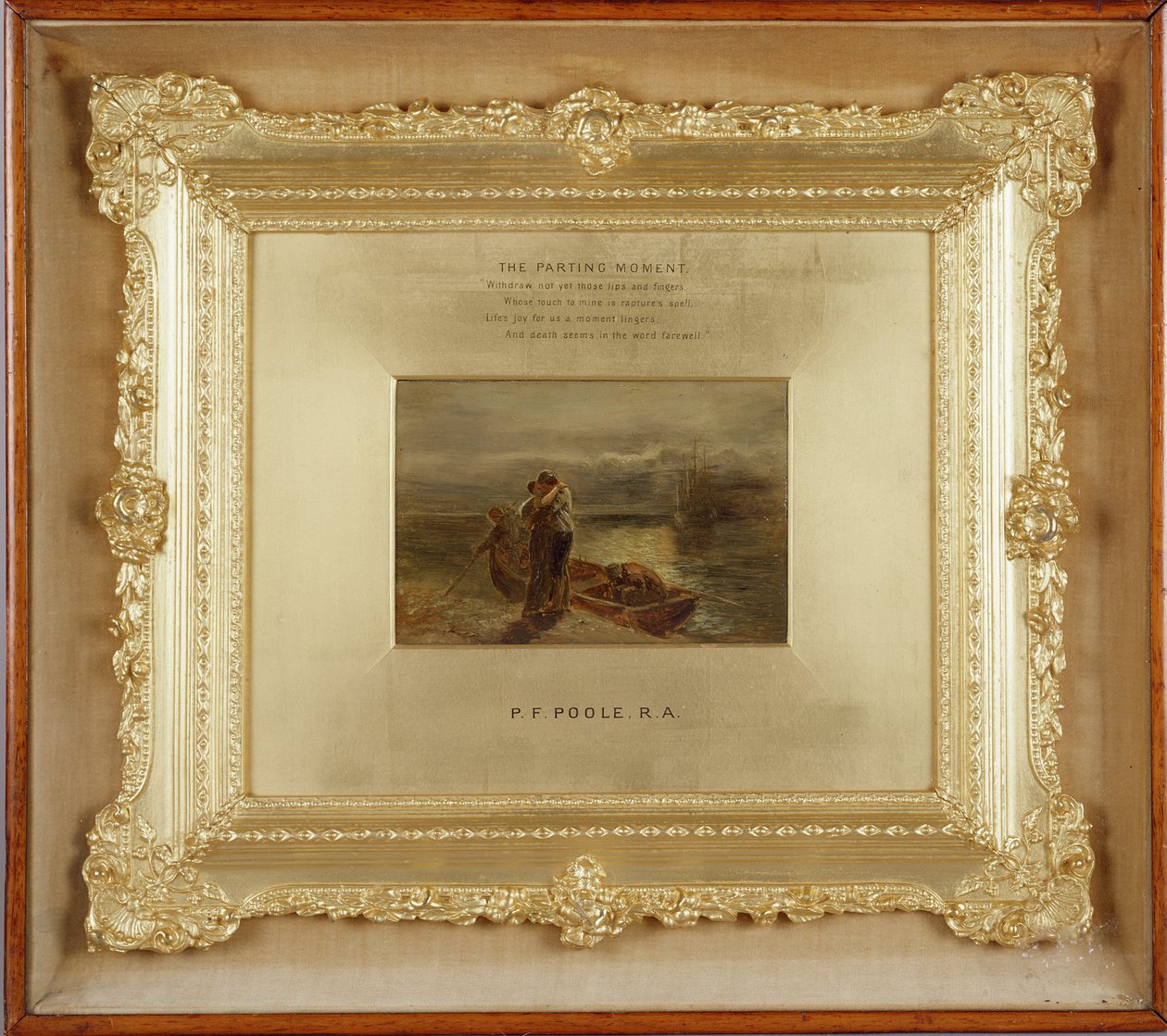 Het afscheidsmoment, 1856 door Paul Falconer Poole
