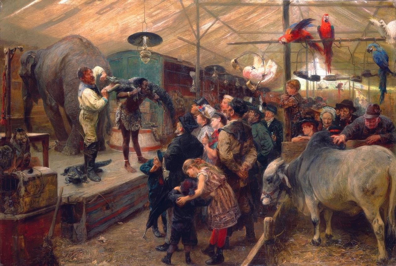 In de dierenwinkel door Paul Friedrich Meyerheim