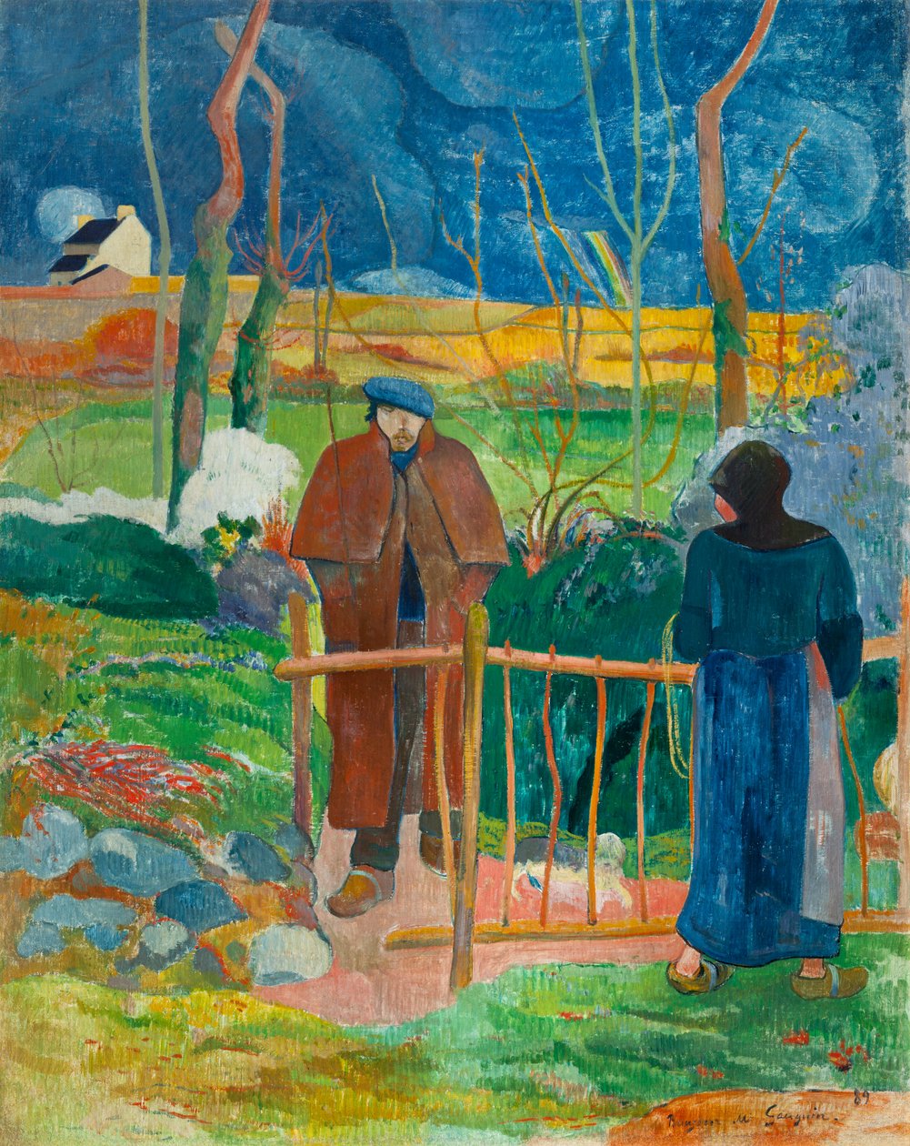 Bonjour, Monsieur Gauguin door Paul Gauguin