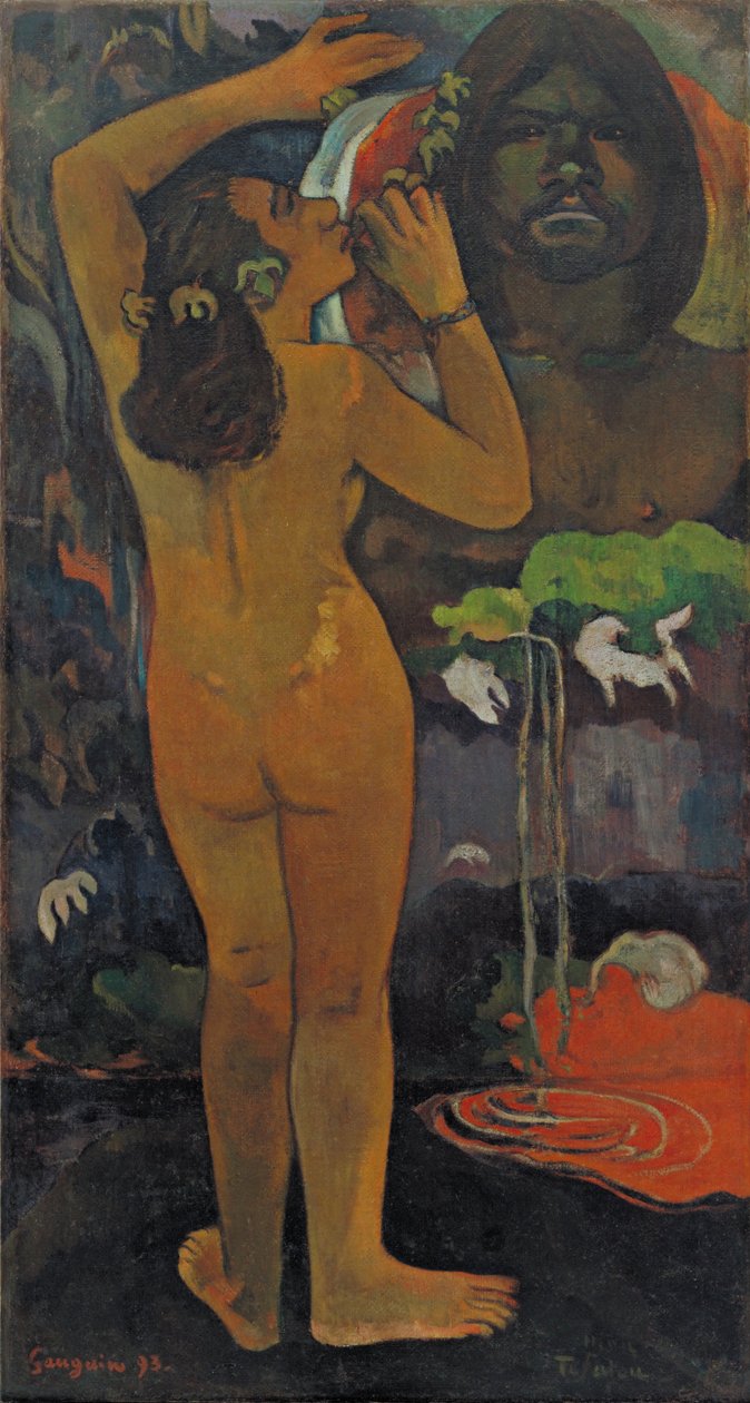 Hina Tefatou door Paul Gauguin