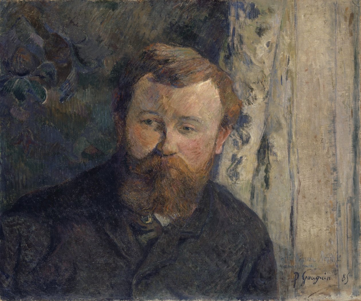 Portret van Achille Granchi Taylor door Paul Gauguin