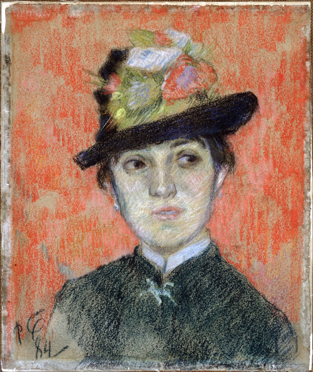 Portret van Mademoiselle Manthey, 1884 door Paul Gauguin