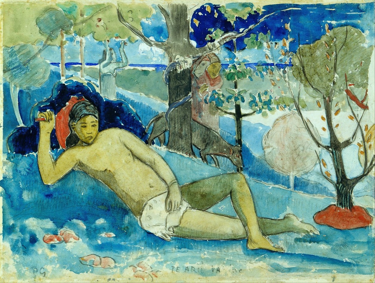 Te arii vahine (De koningin van schoonheid of De edele koningin) door Paul Gauguin