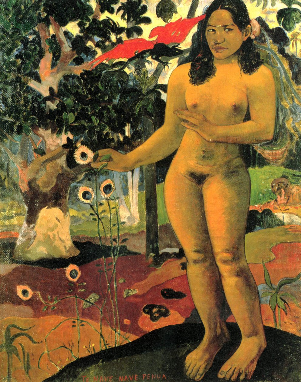 Het heerlijke land door Paul Gauguin