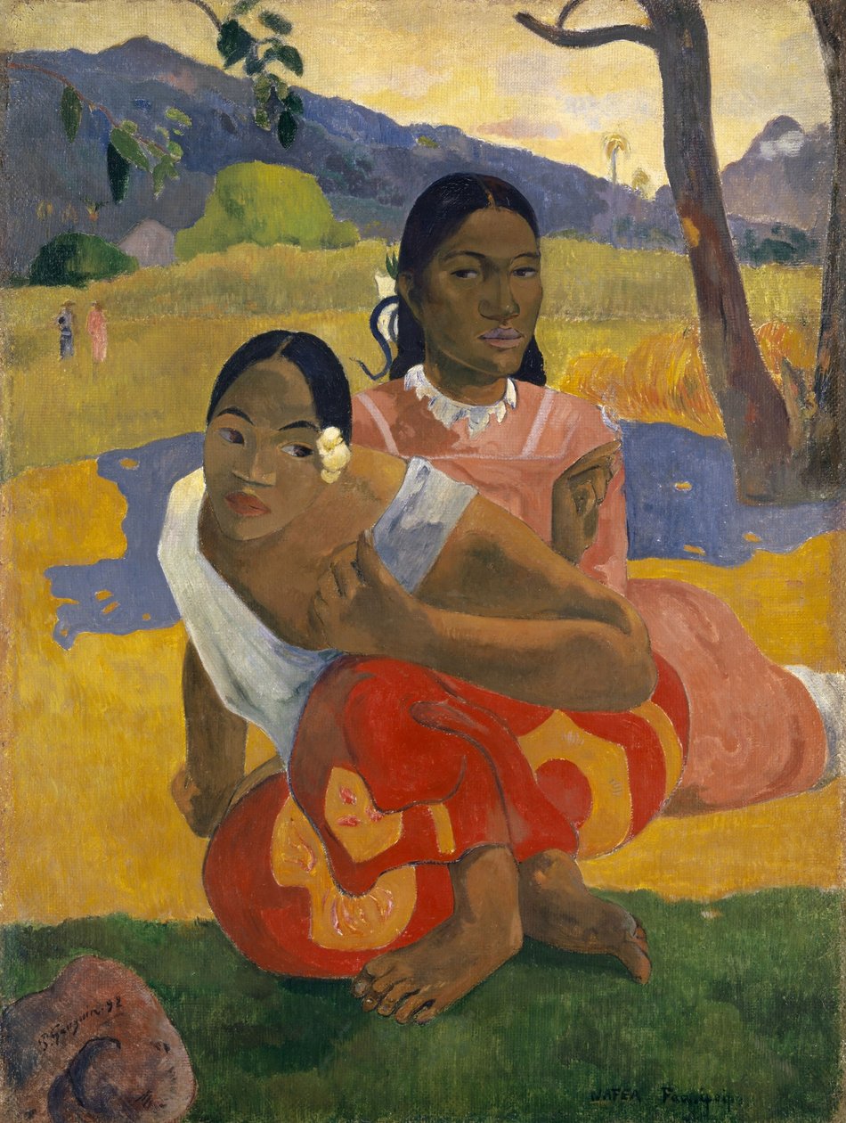 Wanneer trouw je door Paul Gauguin