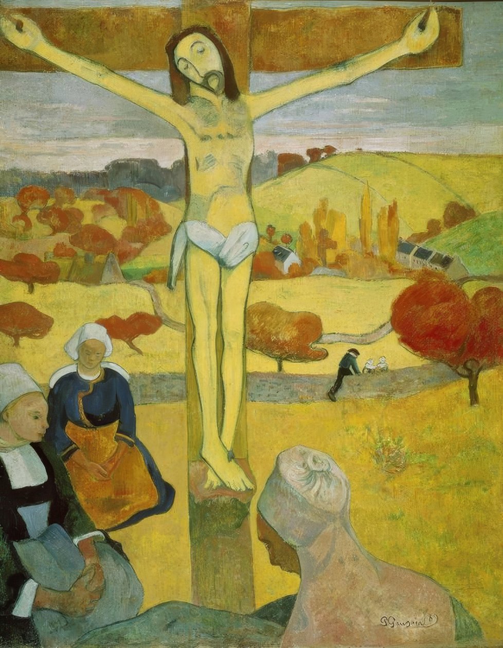De Gele Christus door Paul Gauguin
