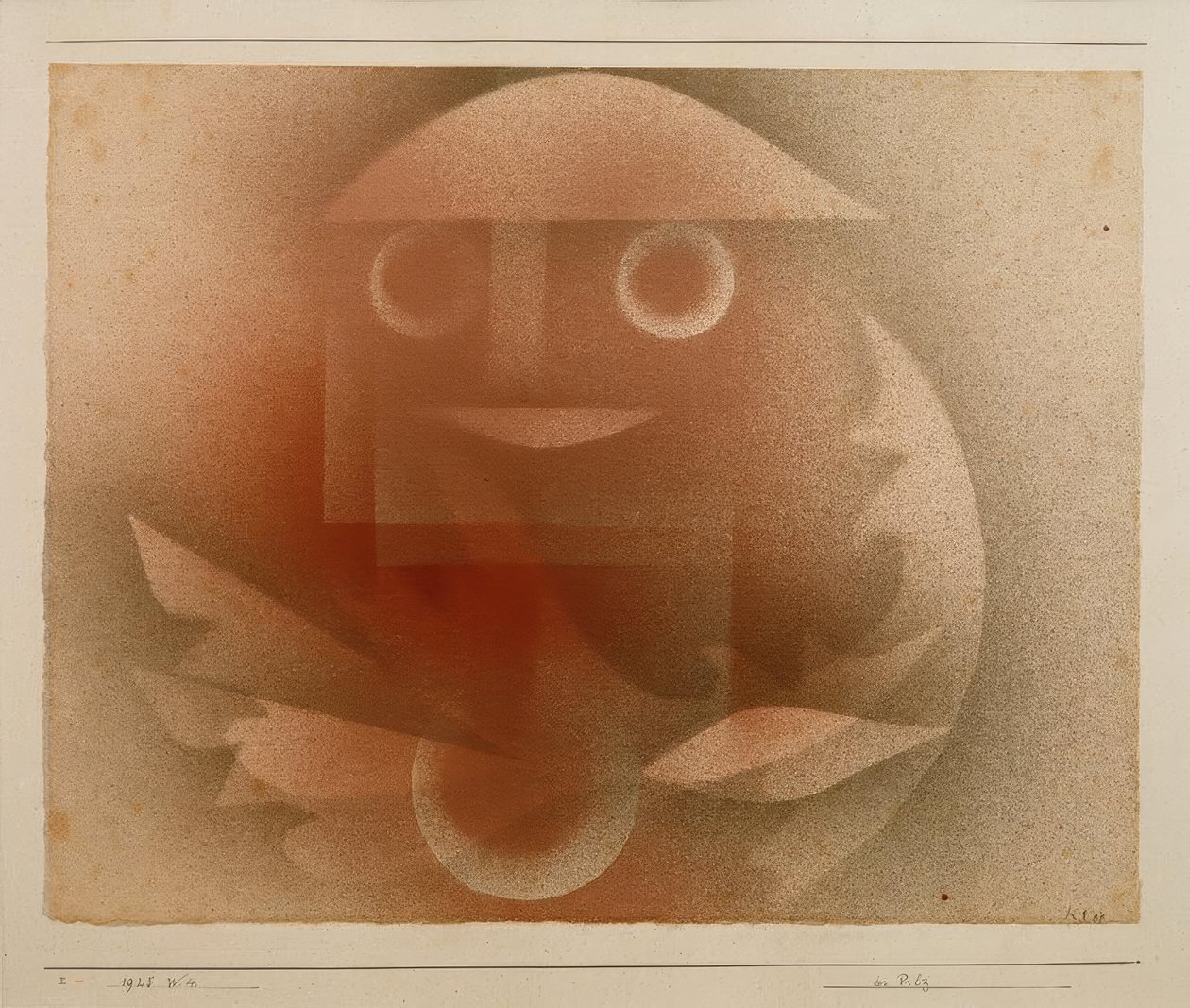 De Paddenstoel door Paul Klee
