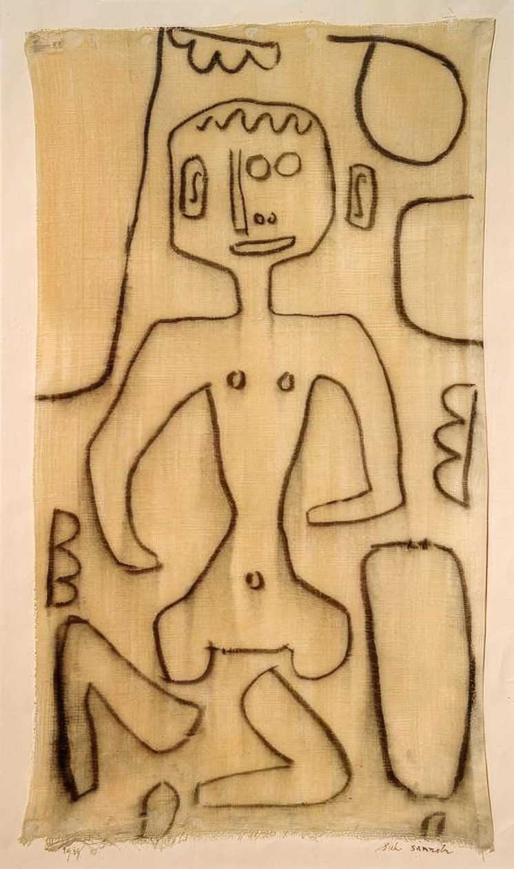 Zich verzamelen door Paul Klee