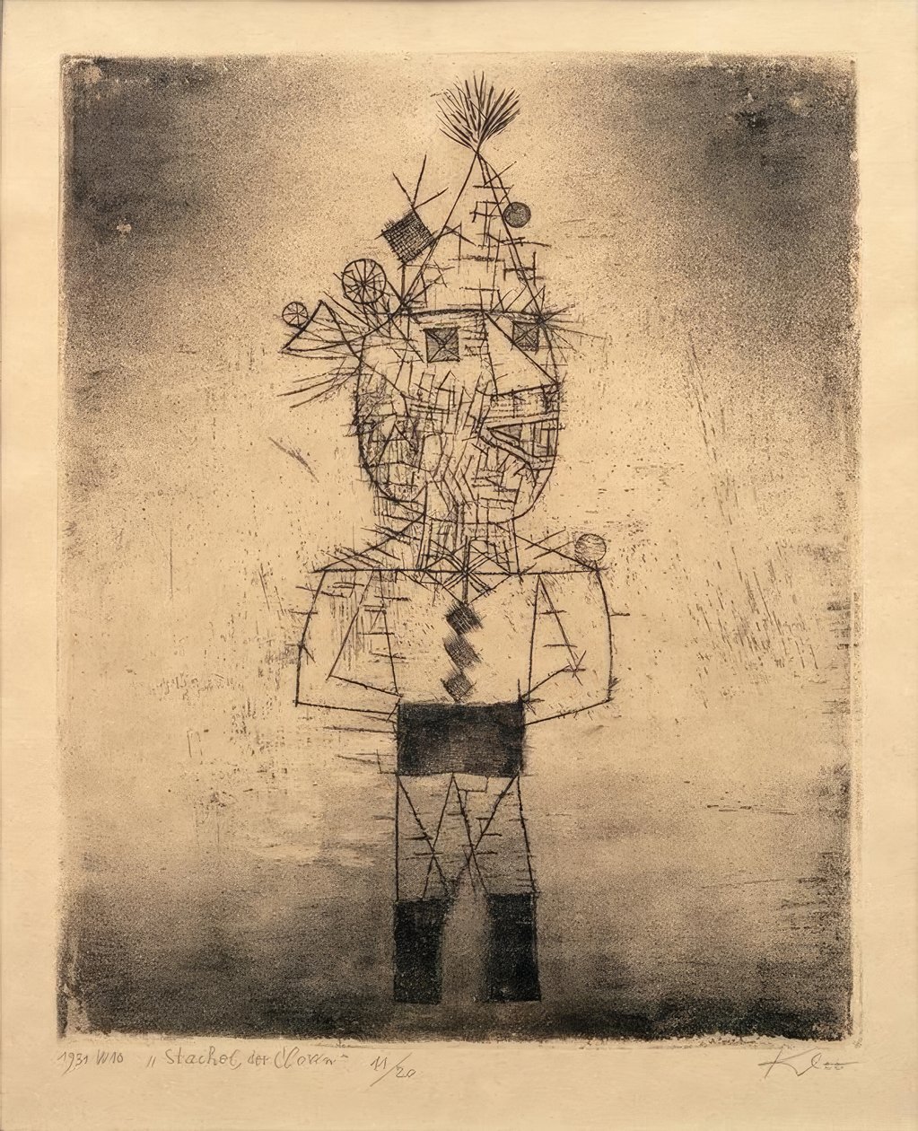Stachel de clown door Paul Klee