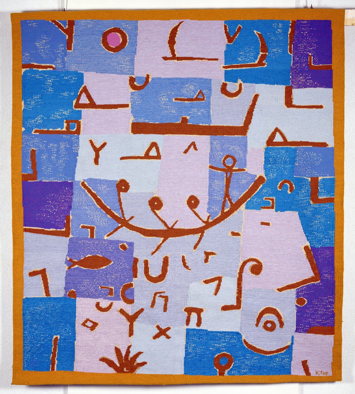 De legende van de Nijl, door P. Daquin naar een pasteltekening, 1971 door Paul Klee
