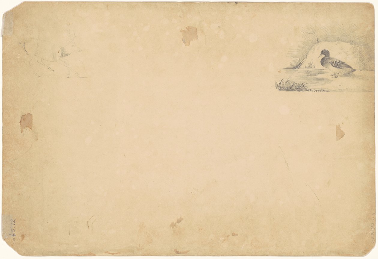 Een Eend en een Hert, 1831 door Paul Lacroix