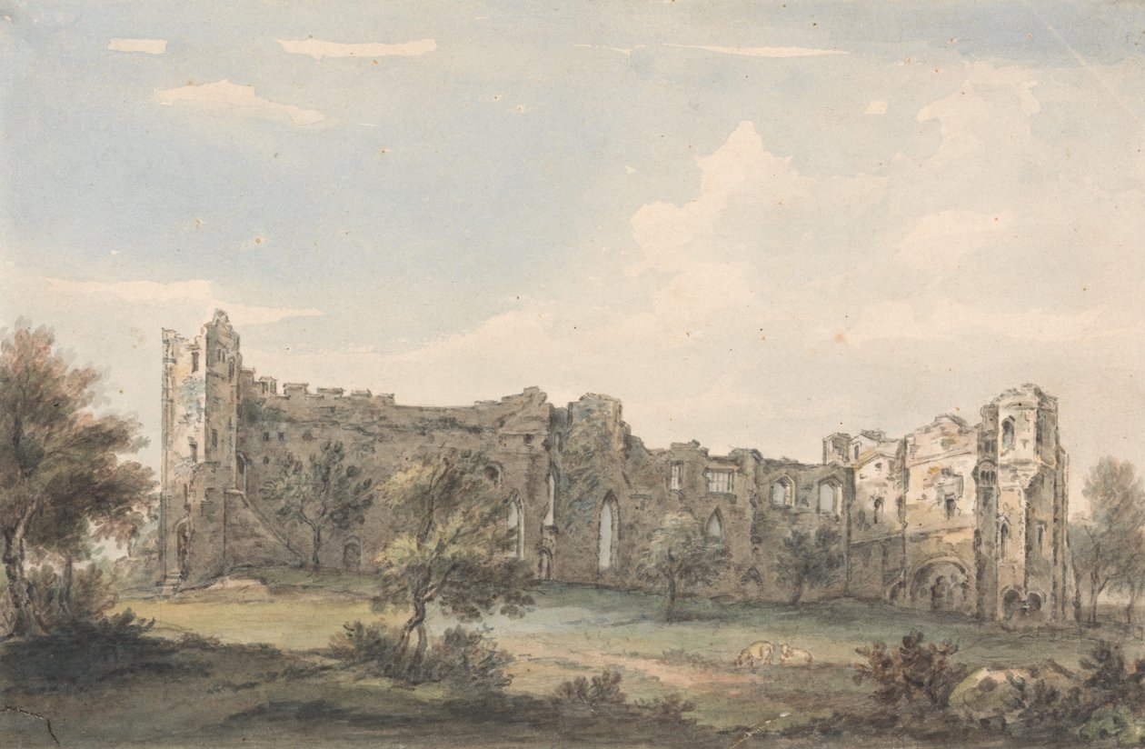 Ruïnes van Newark Castle door Paul Sandby