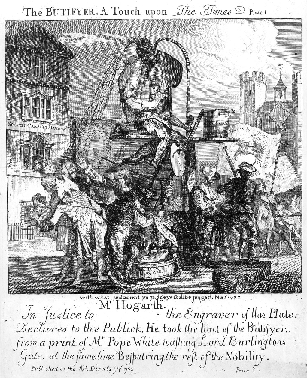 De Schoonmaker, Een Aanraking van de Tijd, 1762 door Paul Sandby