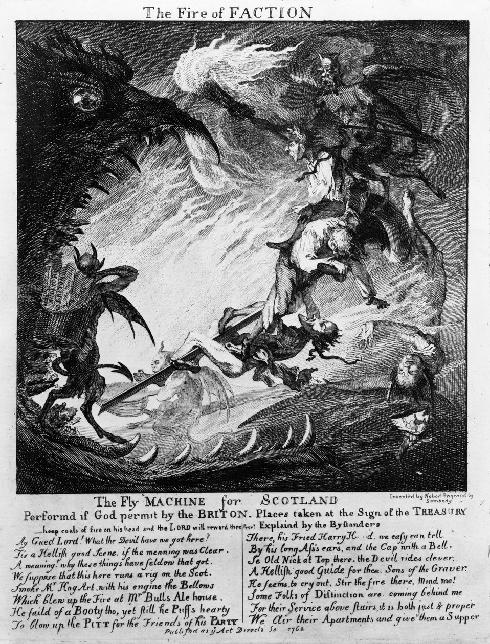 Het Vuur van Factie, 1762 door Paul Sandby