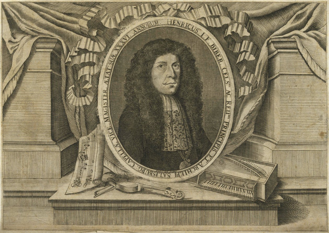 Heinrich Ignaz Franz von Biber door Paulus Seel