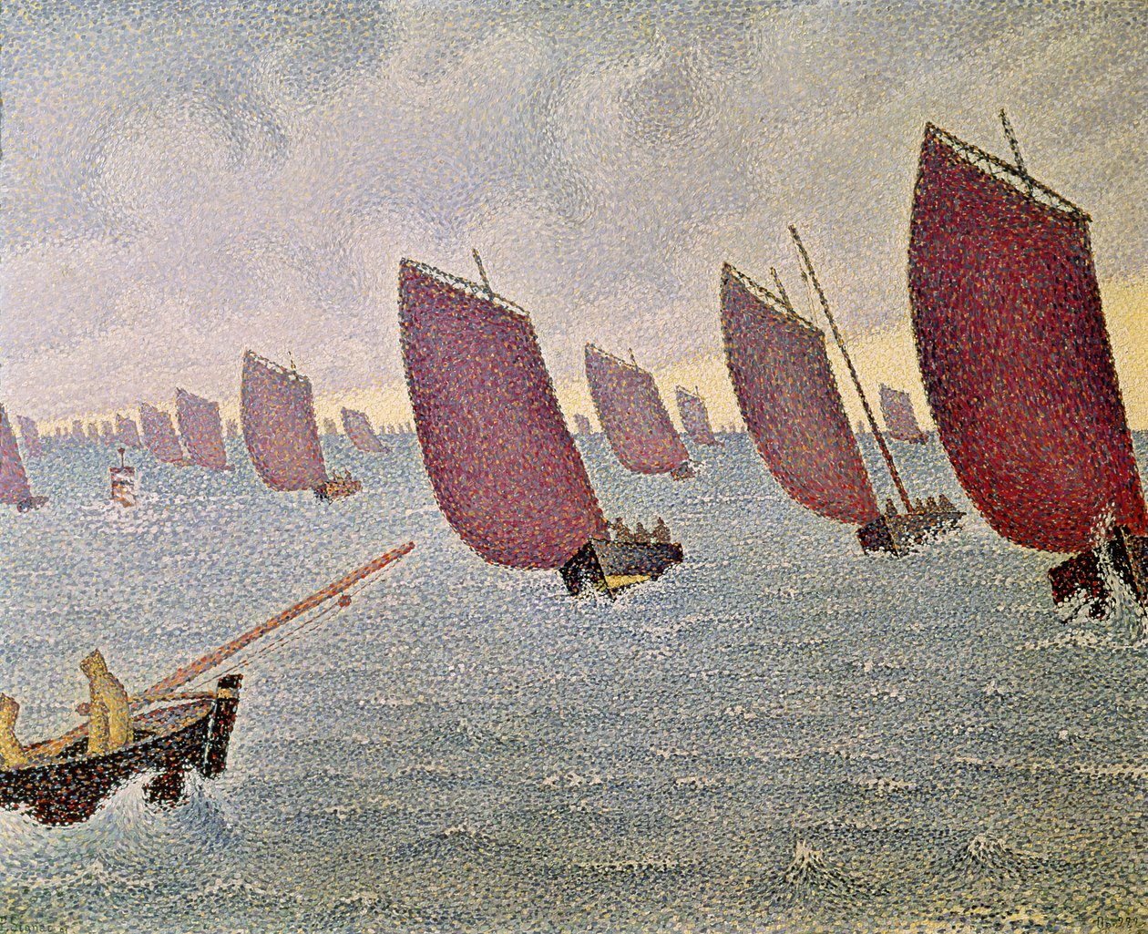 Bries, Concarneau, 1891 door Paul Signac