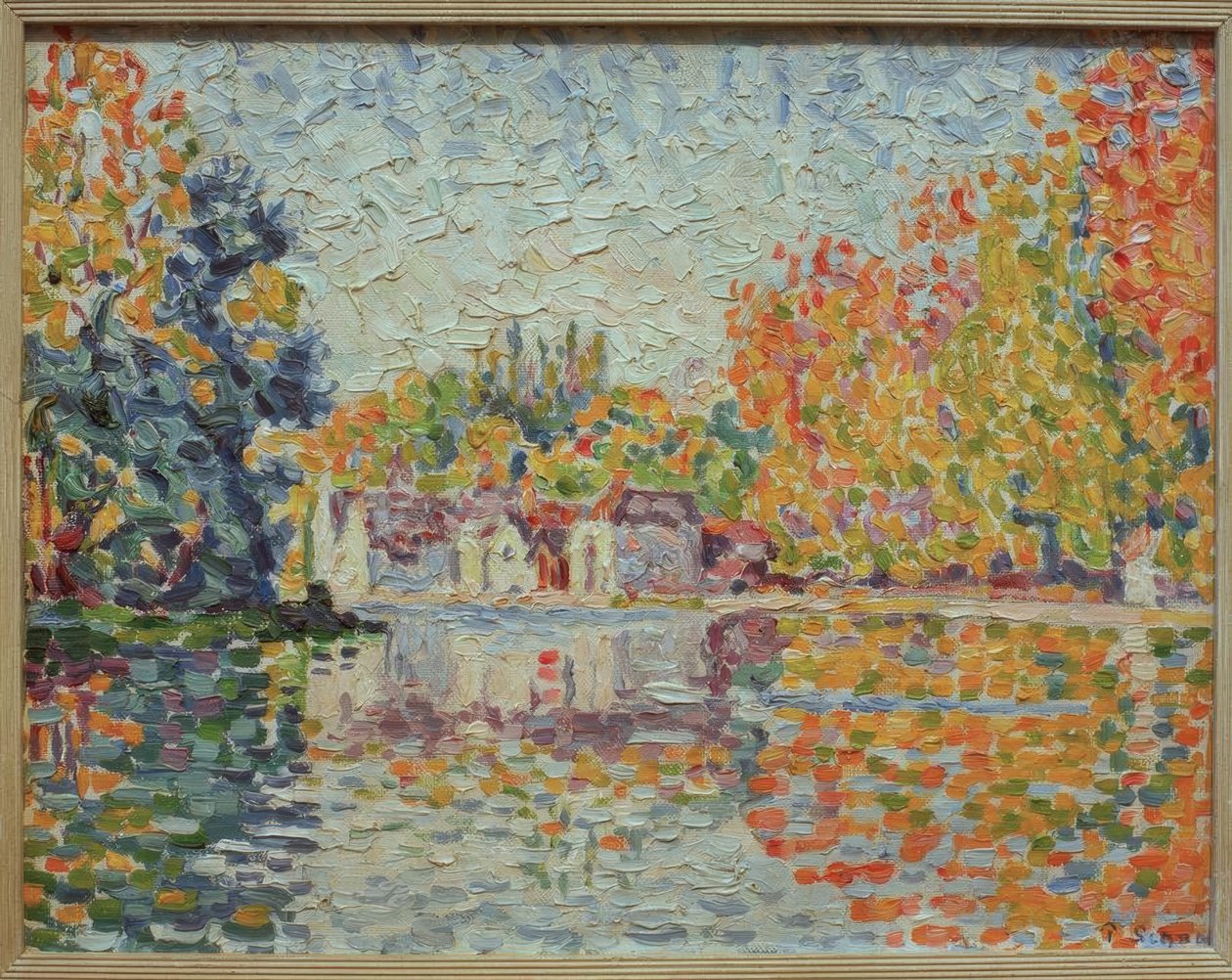 De Seine bij Samois door Paul Signac