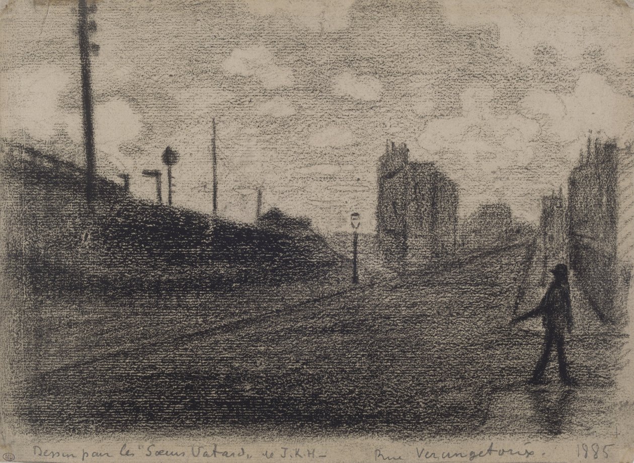 Rue Vercingétorix door Paul Signac