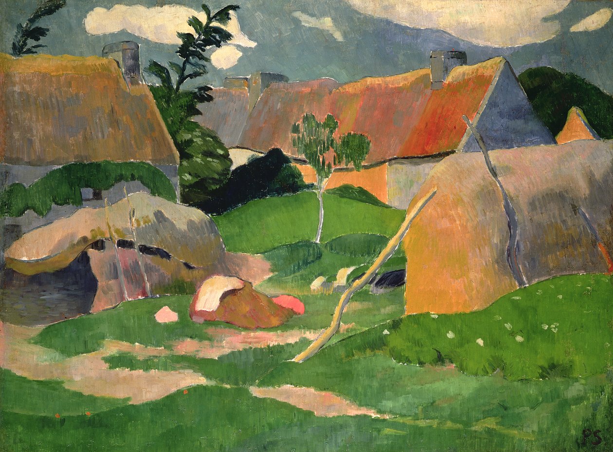 Onbekend landschap door Paul Sérusier